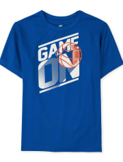 Boys Performance Graphic Top