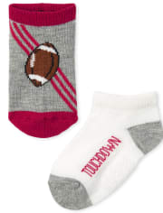 Toddler Boys Sport Ankle Socks 6-Pack