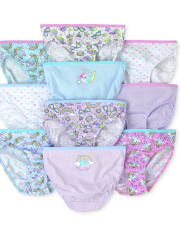 Girls Crittercorn Underwear 10-Pack