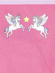 Girls Unicorn Briefs 10-Pack