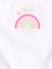 Toddler Girls Rainbow Briefs 7-Pack