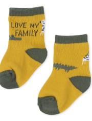 Baby Boys Safari Midi Socks 6-Pack