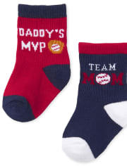 Baby Boys Varsity Midi Socks 6-Pack