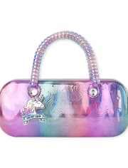 Girls Embossed Unicorn Sunglasses Case