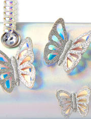 Girls Holographic Butterfly Sunglasses Case