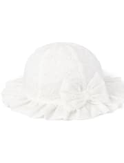 Baby Girls Eyelet Bucket Hat