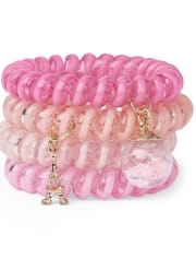 Girls Paris Coil Bracelet 4-Pack