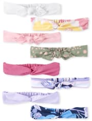 Girls Bow Headwrap 8-Pack