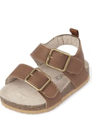 Baby Boys Double Strap Sandals