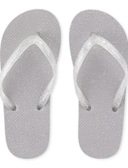 Chanclas con purpurina para niñas