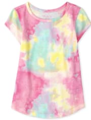 T-shirt tie-dye pour filles