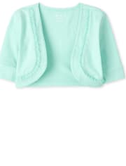 Girls Ruffle Shrug