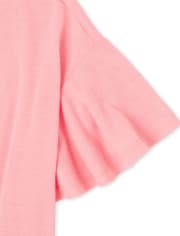Girls Tie Front Top