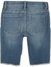 Girls Denim Skimmer Shorts