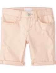 Girls Twill Skimmer Shorts