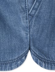 Girls Denim Pull On Shorts