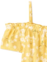 Baby And Toddler Girls Floral Off Shoulder Romper