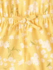 Baby And Toddler Girls Floral Off Shoulder Romper