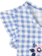 Toddler Girls Gingham 2-Piece Set