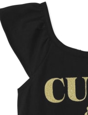 Barboteuse à volants mignonne et impertinente pour bébés et petites filles