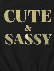 Barboteuse à volants mignonne et impertinente pour bébés et petites filles