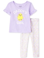 Toddler Girls Chick Outfit Set