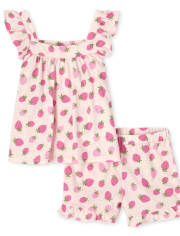 Toddler Girls Strawberry 2-Piece Set