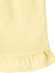 Toddler Girls Striped Ruffle 2-Piece Set