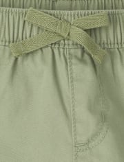 Pantalones cortos de sarga para bebés y niñas pequeñas