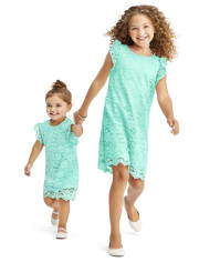 Toddler Girls Lace Shift Dress