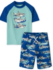 Boys Shark Swim Set