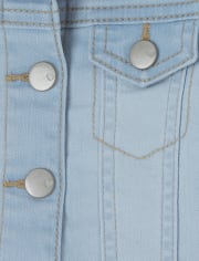 Baby And Toddler Girls Denim Jacket