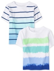 Baby And Toddler Boys Striped Top 2-Pack