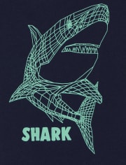Paquete de 2 camisetas sin mangas de tiburón salvaje para bebés y niños pequeños