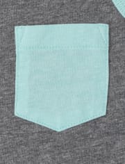 Paquete de 2 camisetas sin mangas con bolsillo para bebés y niños pequeños