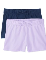Lot de 2 shorts pour filles