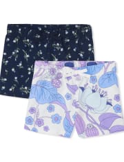 Lot de 2 shorts pour filles