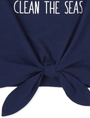 Girls Nature Tie Front Tank Top 2-Pack