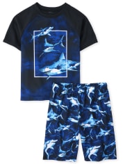 Pijama de tiburón para niños