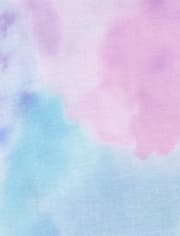 Girls Tie Dye Animal Pajamas