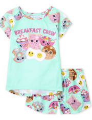 Girls Breakfast Crew Pajamas