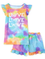 Les filles aiment les pyjamas tie-dye