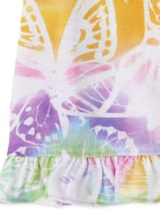 Girls Rainbow Butterfly Nightgown