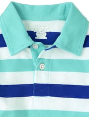 Baby And Toddler Boys Striped Jersey Polo