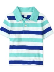 Baby And Toddler Boys Striped Jersey Polo