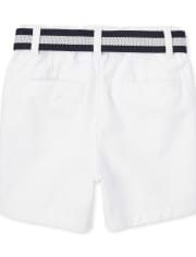 Baby And Toddler Boys Belted Chino Shorts