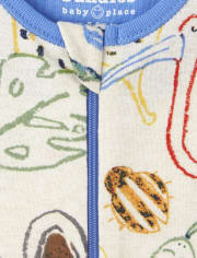 Baby And Toddler Boys Animal Camo Snug Fit Cotton One Piece Pajamas 2-Pack