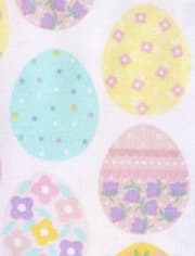 Baby And Toddler Girls Easter Bunny Snug Fit Cotton Pajamas