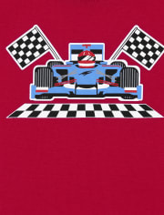 Baby And Toddler Boys Race Car Snug Fit Cotton Pajamas 2-Pack