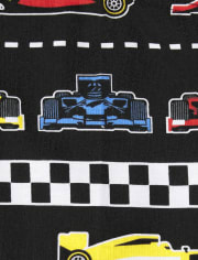 Baby And Toddler Boys Race Car Snug Fit Cotton Pajamas 2-Pack